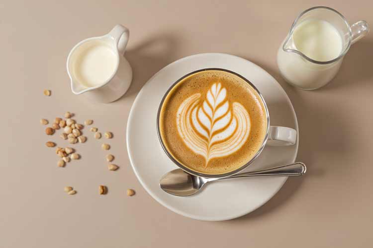 Hazelnoot latte